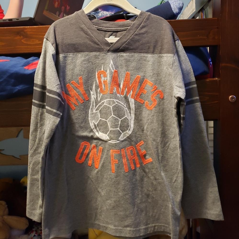 Children place sport long sleeve shirt